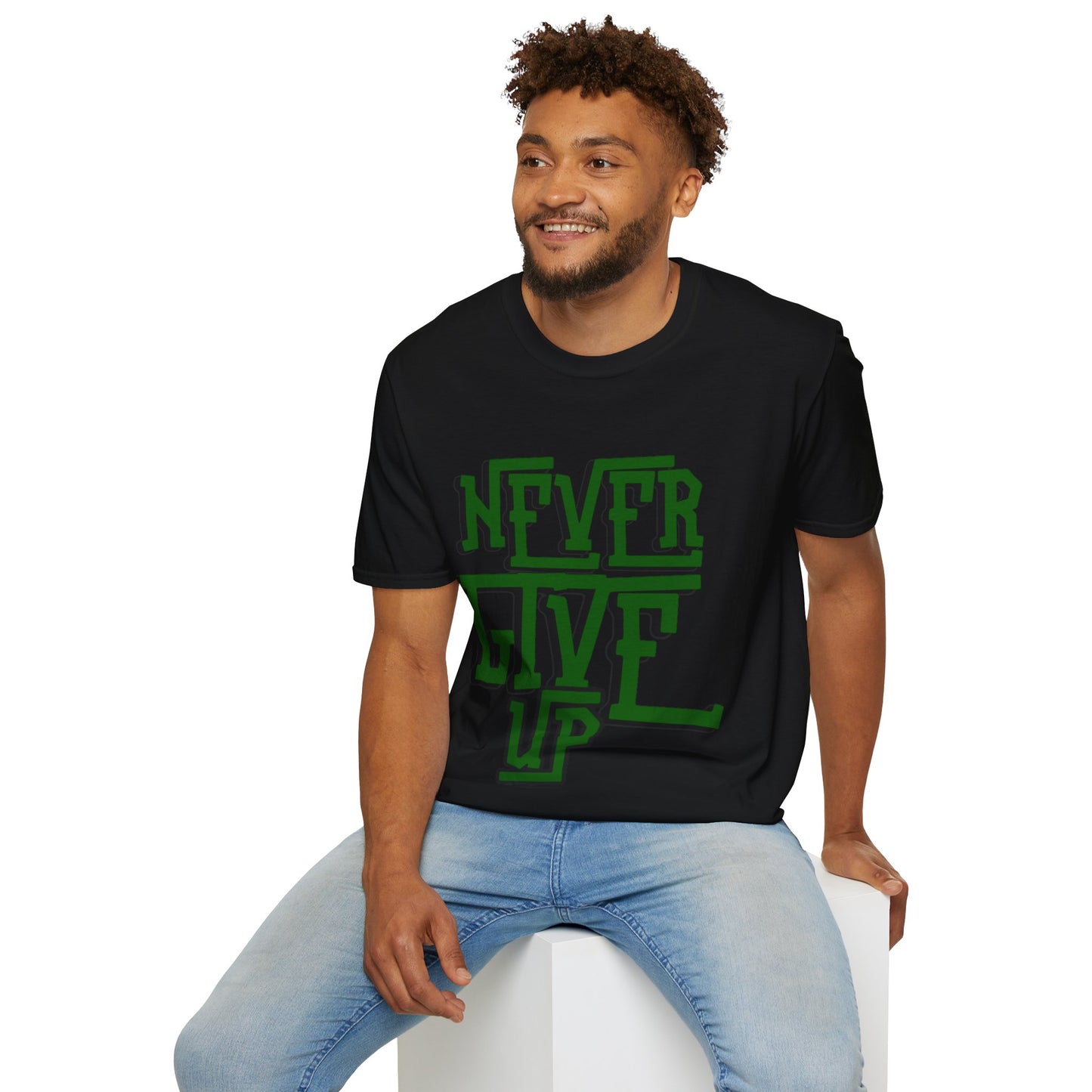 "Never Give Up" Unisex T-Shirt W