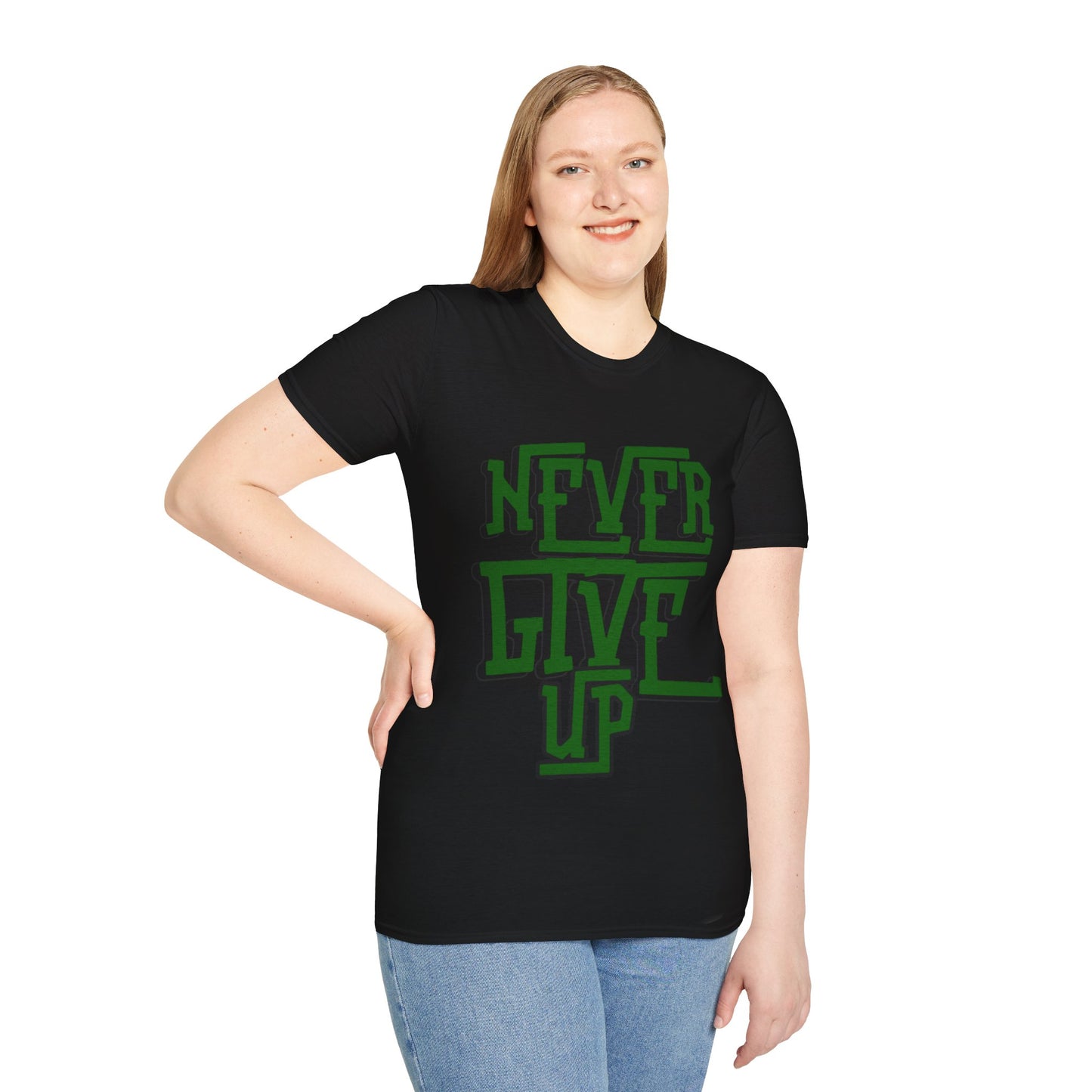 "Never Give Up" Unisex T-Shirt W