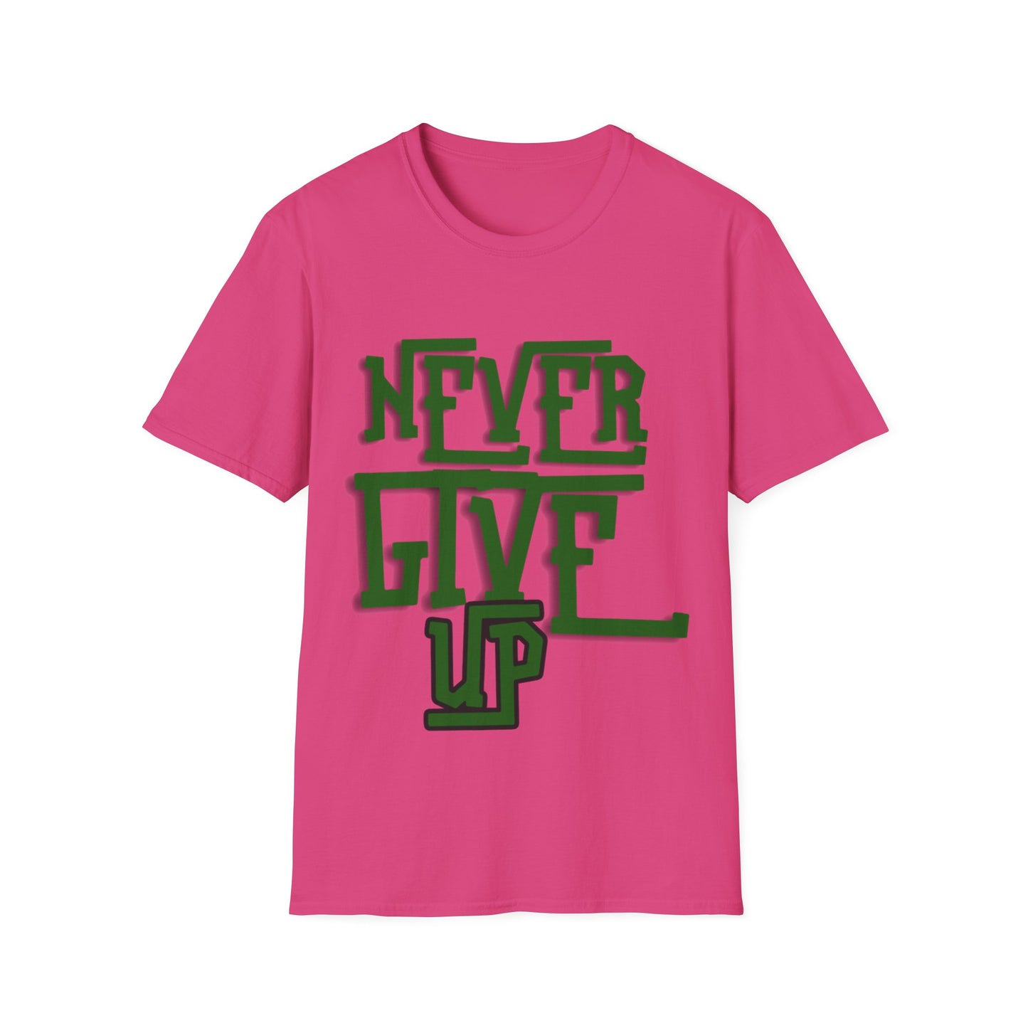 "Never Give Up" Unisex T-Shirt W