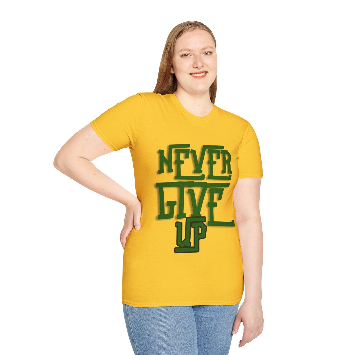 "Never Give Up" Unisex T-Shirt W