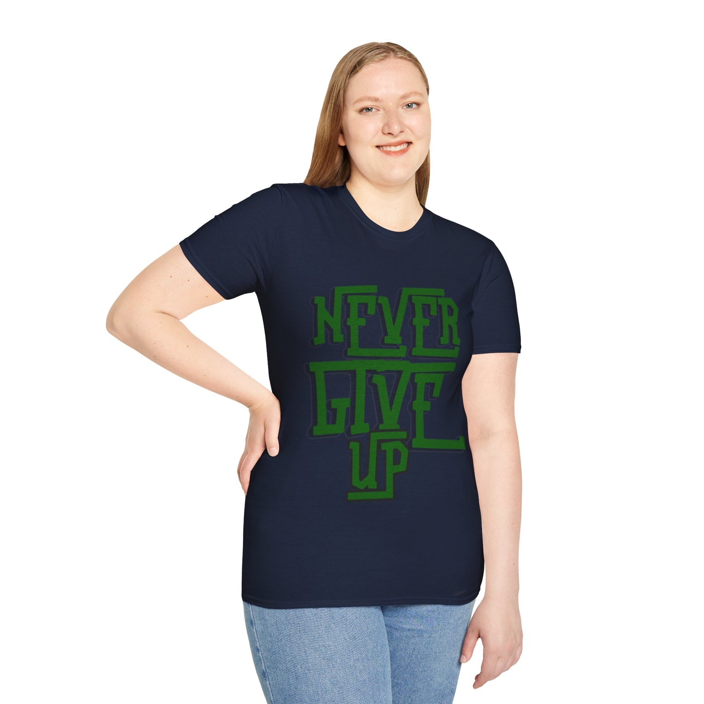 "Never Give Up" Unisex T-Shirt W