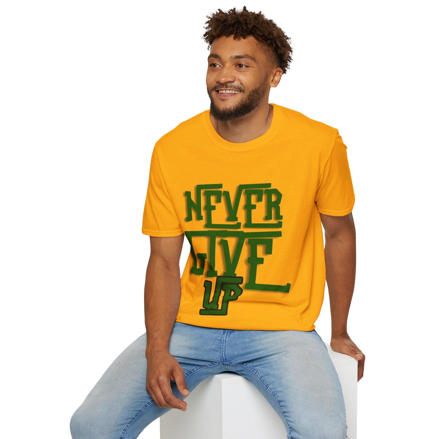 "Never Give Up" Unisex T-Shirt W