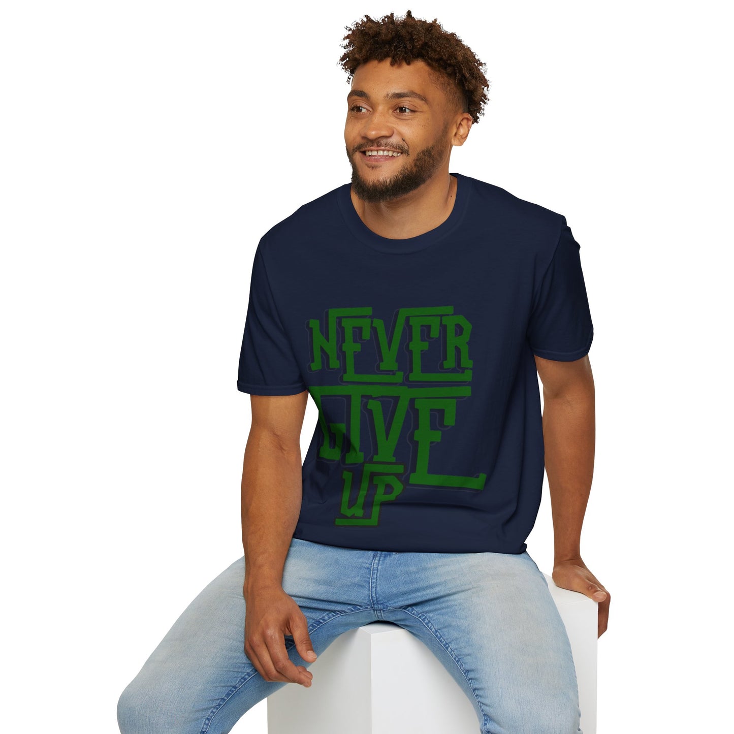 "Never Give Up" Unisex T-Shirt W