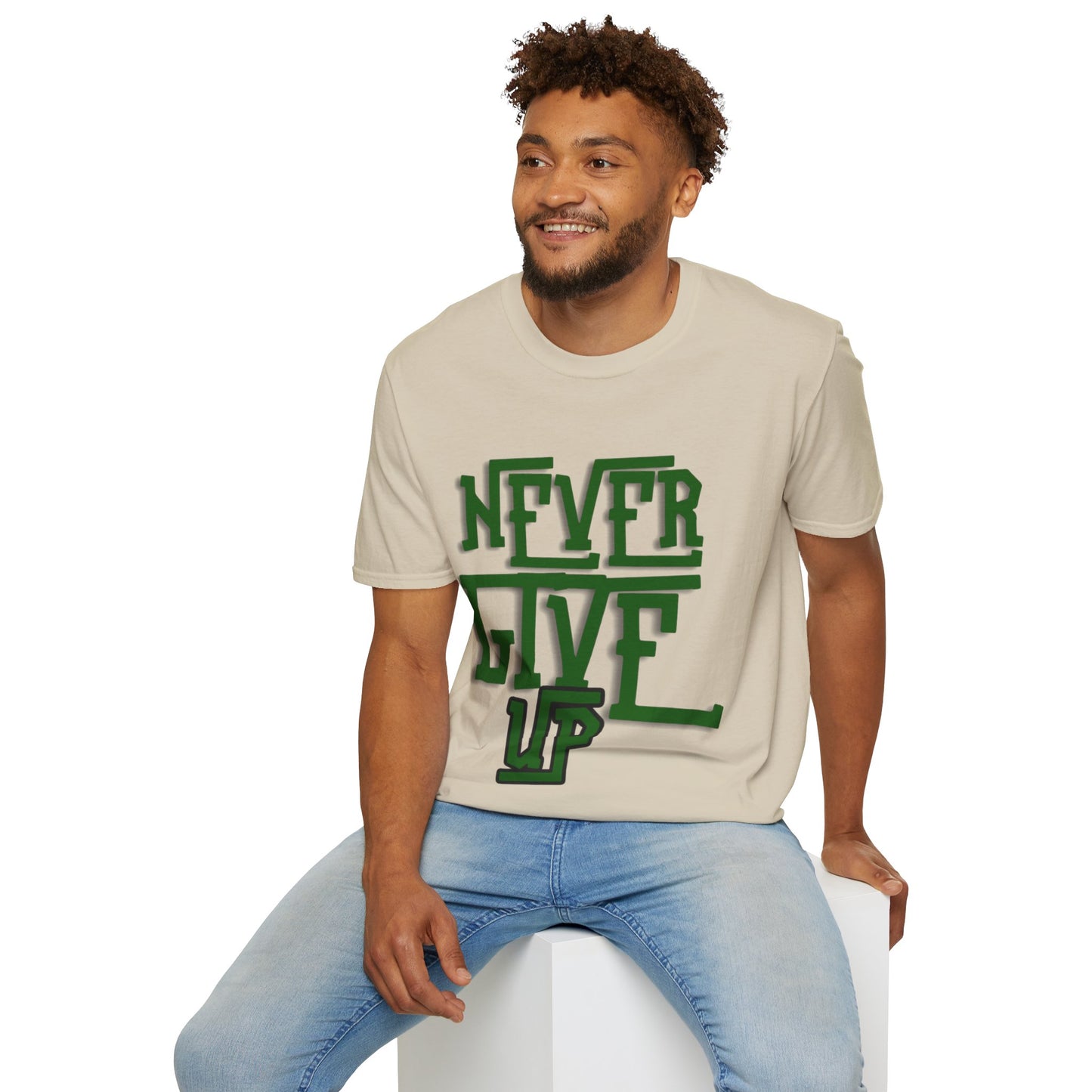 "Never Give Up" Unisex T-Shirt W
