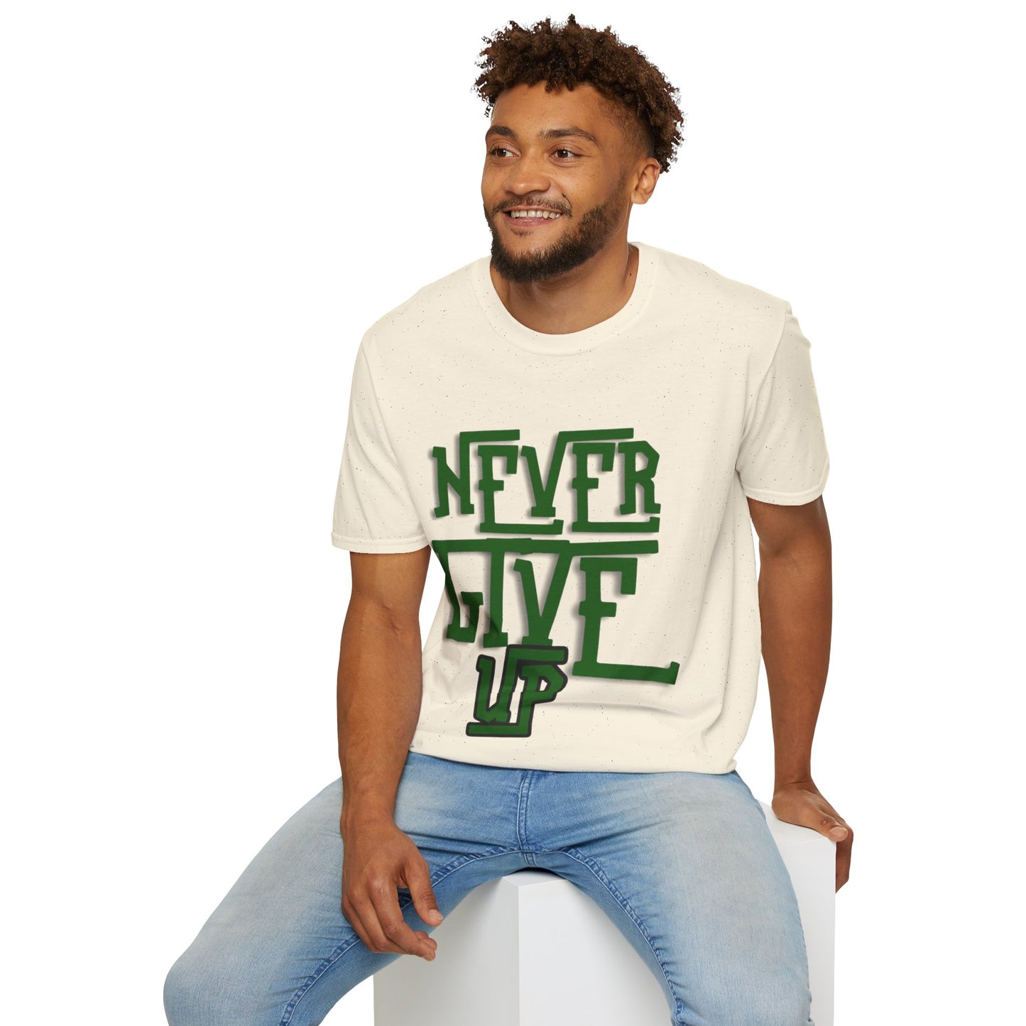 "Never Give Up" Unisex T-Shirt W