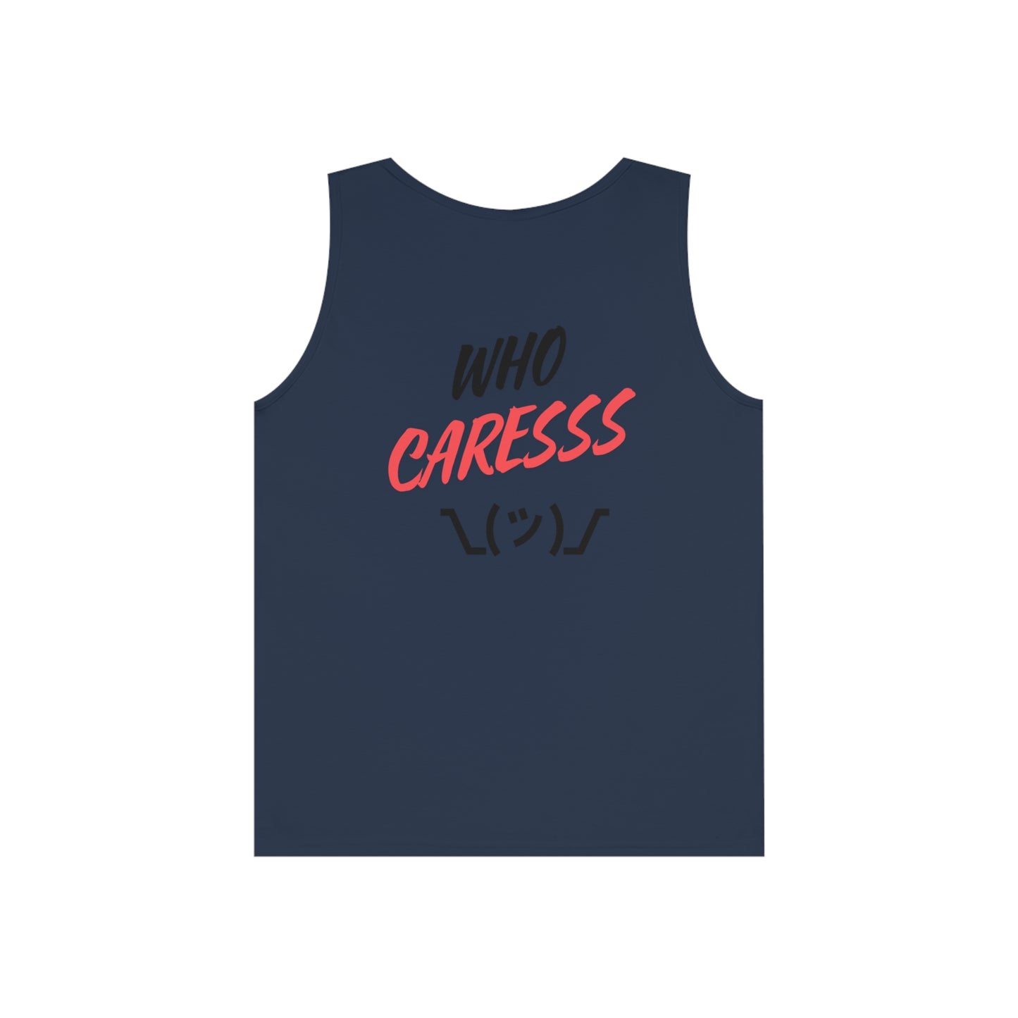 WHO CARES Unisex Heavy Cotton Tank Top