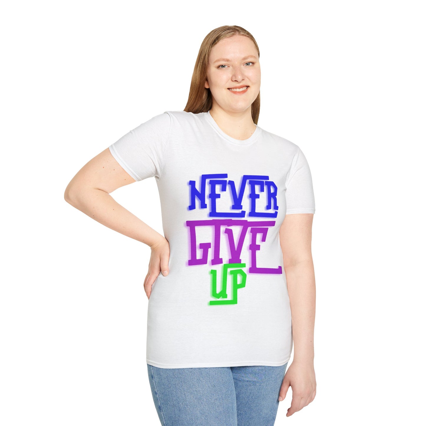 "Never Give Up" Unisex T-Shirt –PGB