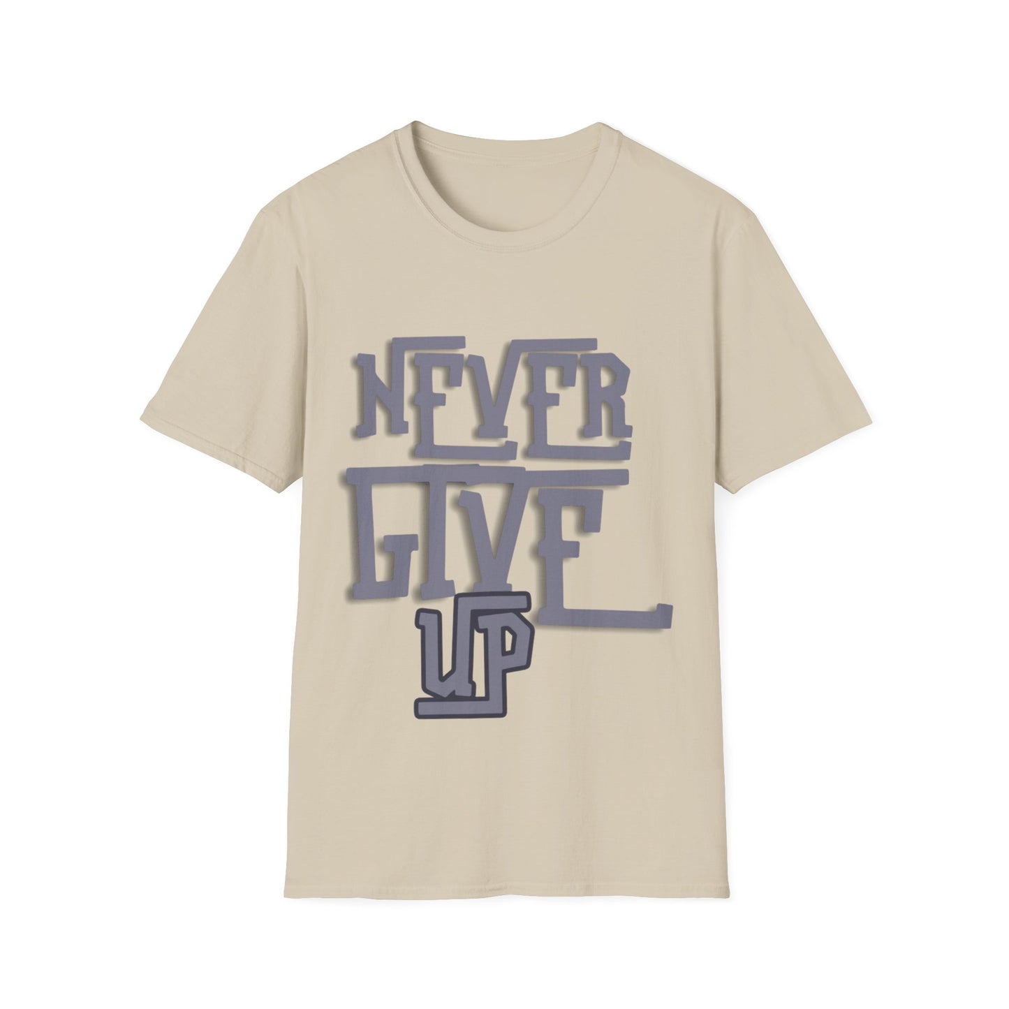 "Never Give Up" Unisex T-Shirt –BLKG