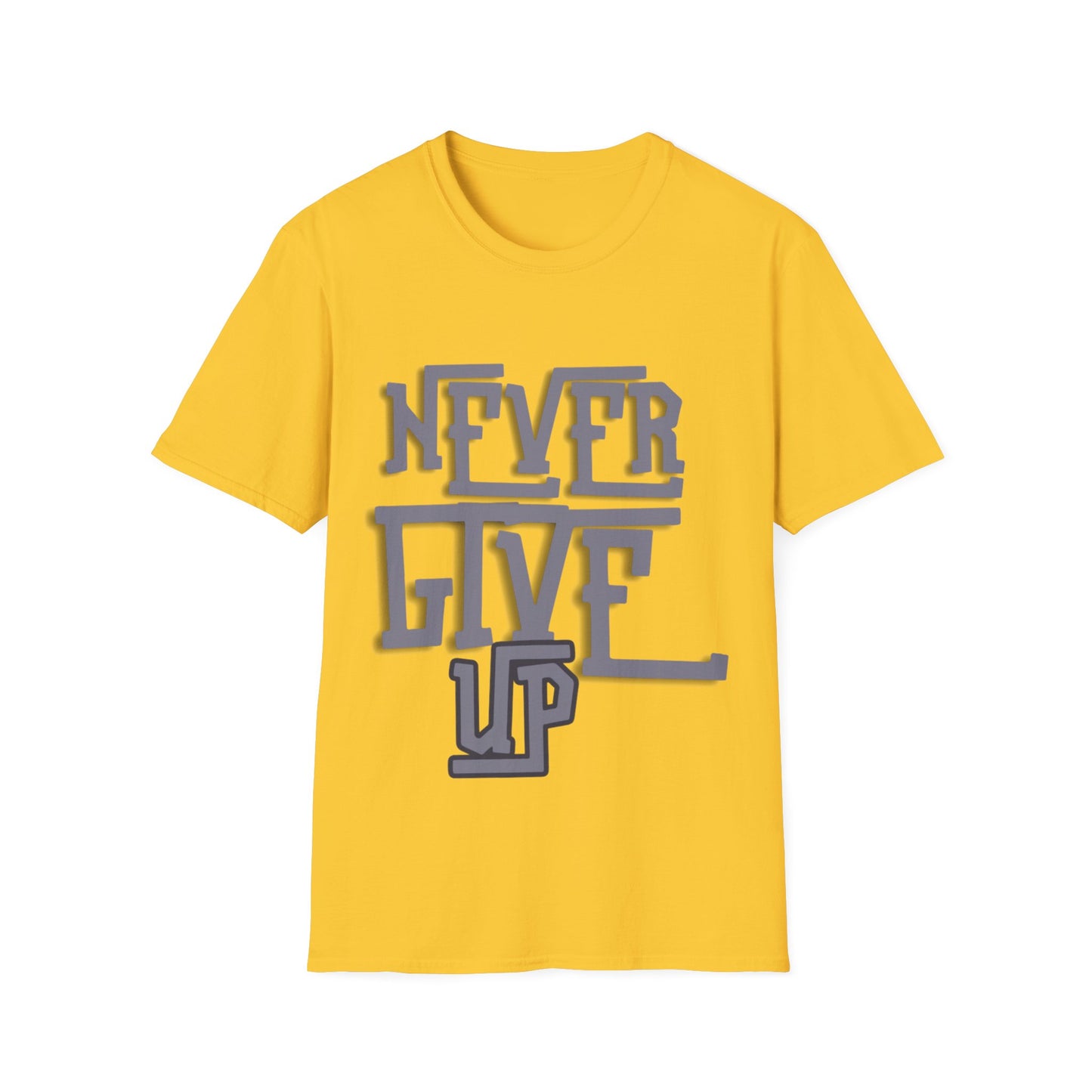 "Never Give Up" Unisex T-Shirt –BLKG