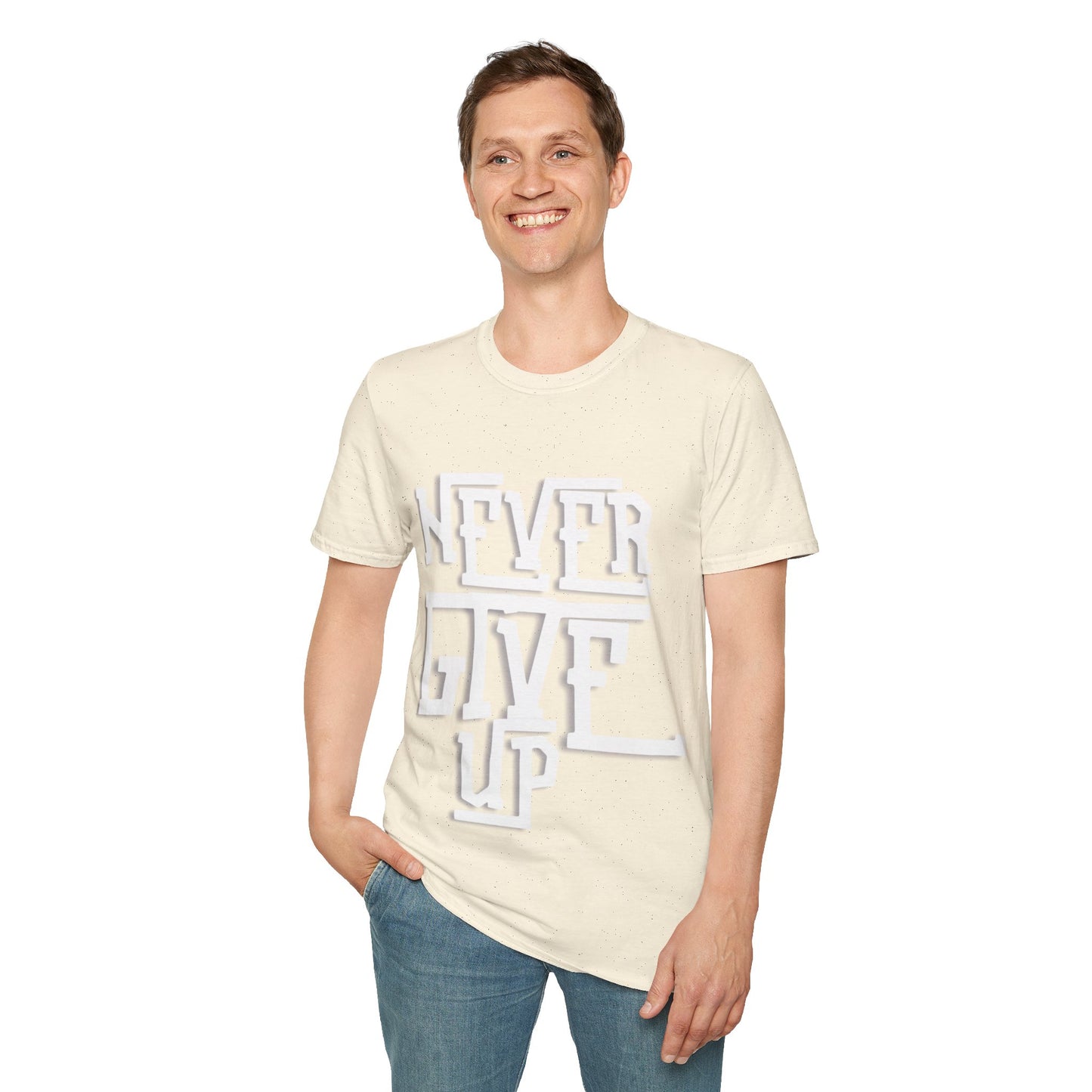 "Never Give Up" Unisex T-Shirt – W