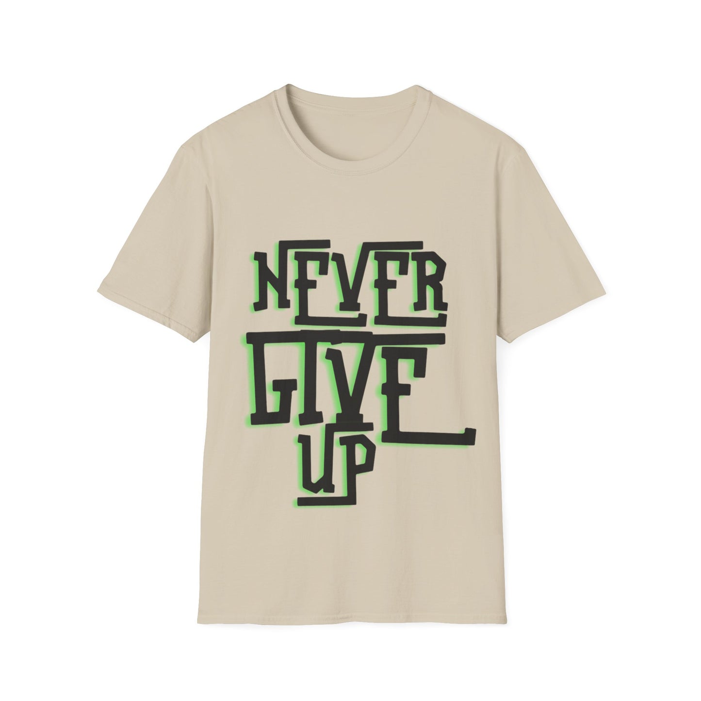 "Never Give Up" Unisex T-Shirt –BLKG