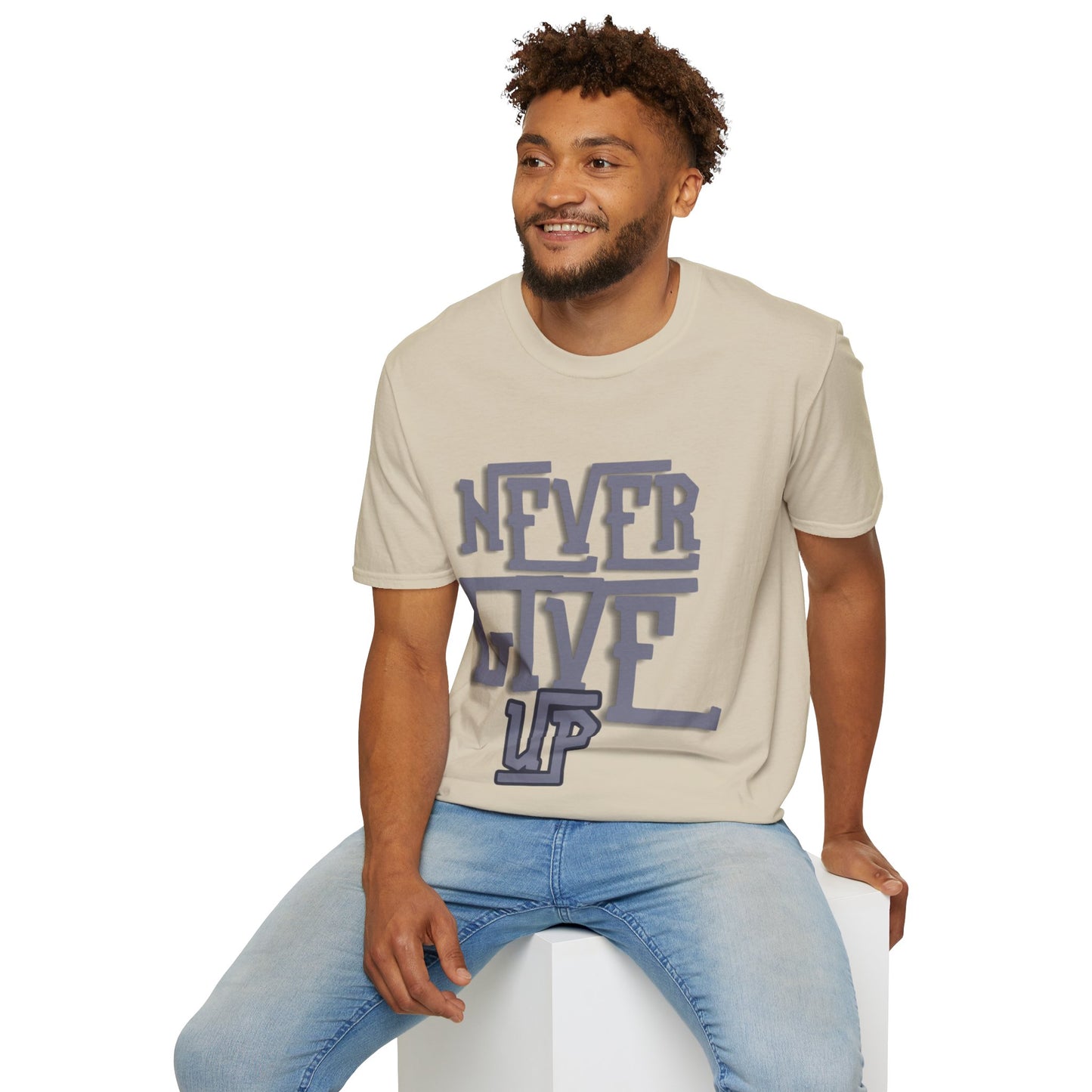 "Never Give Up" Unisex T-Shirt –BLKG