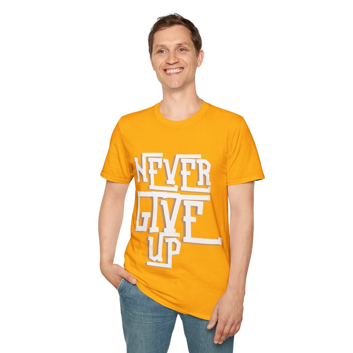 "Never Give Up" Unisex T-Shirt – W