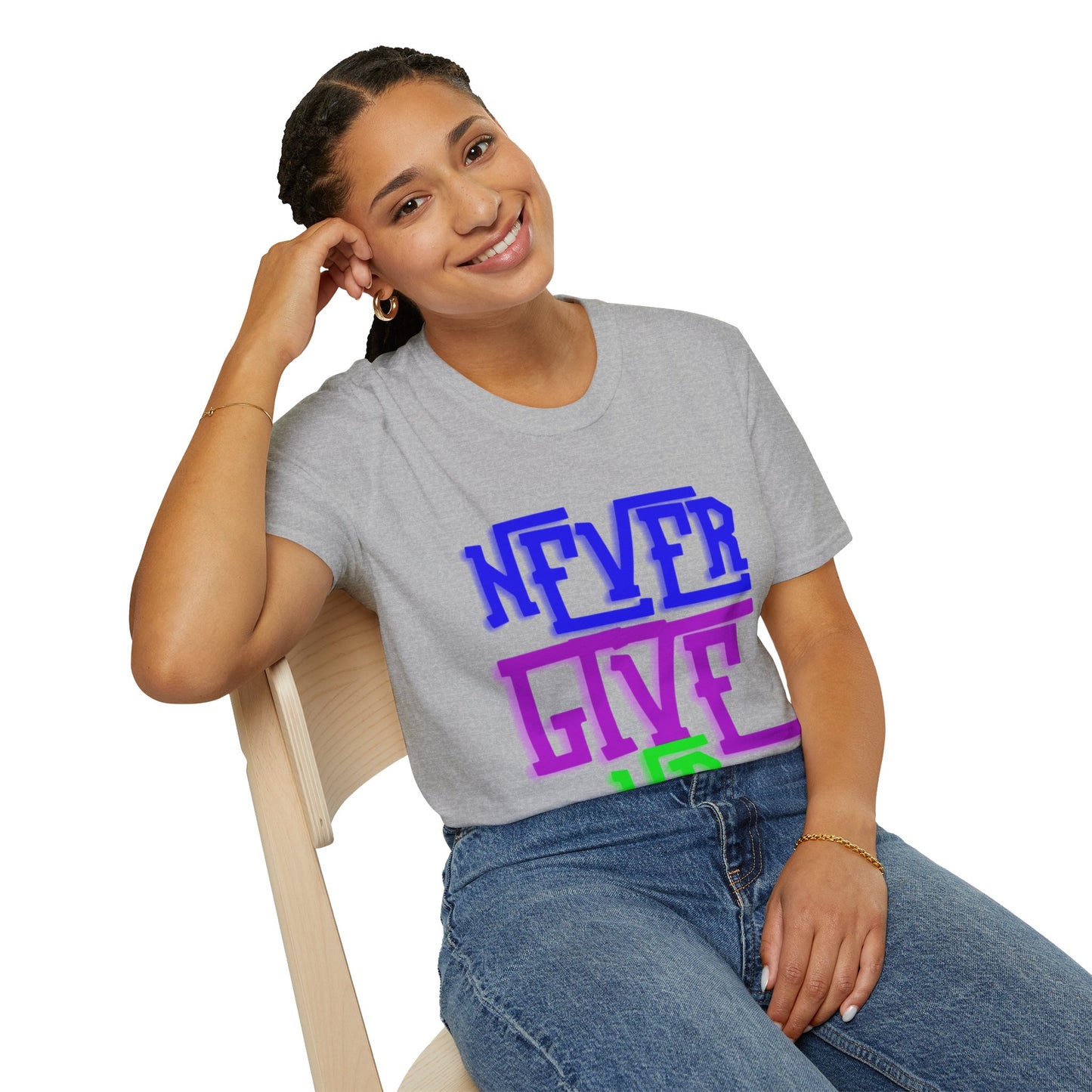 "Never Give Up" Unisex T-Shirt –PGB