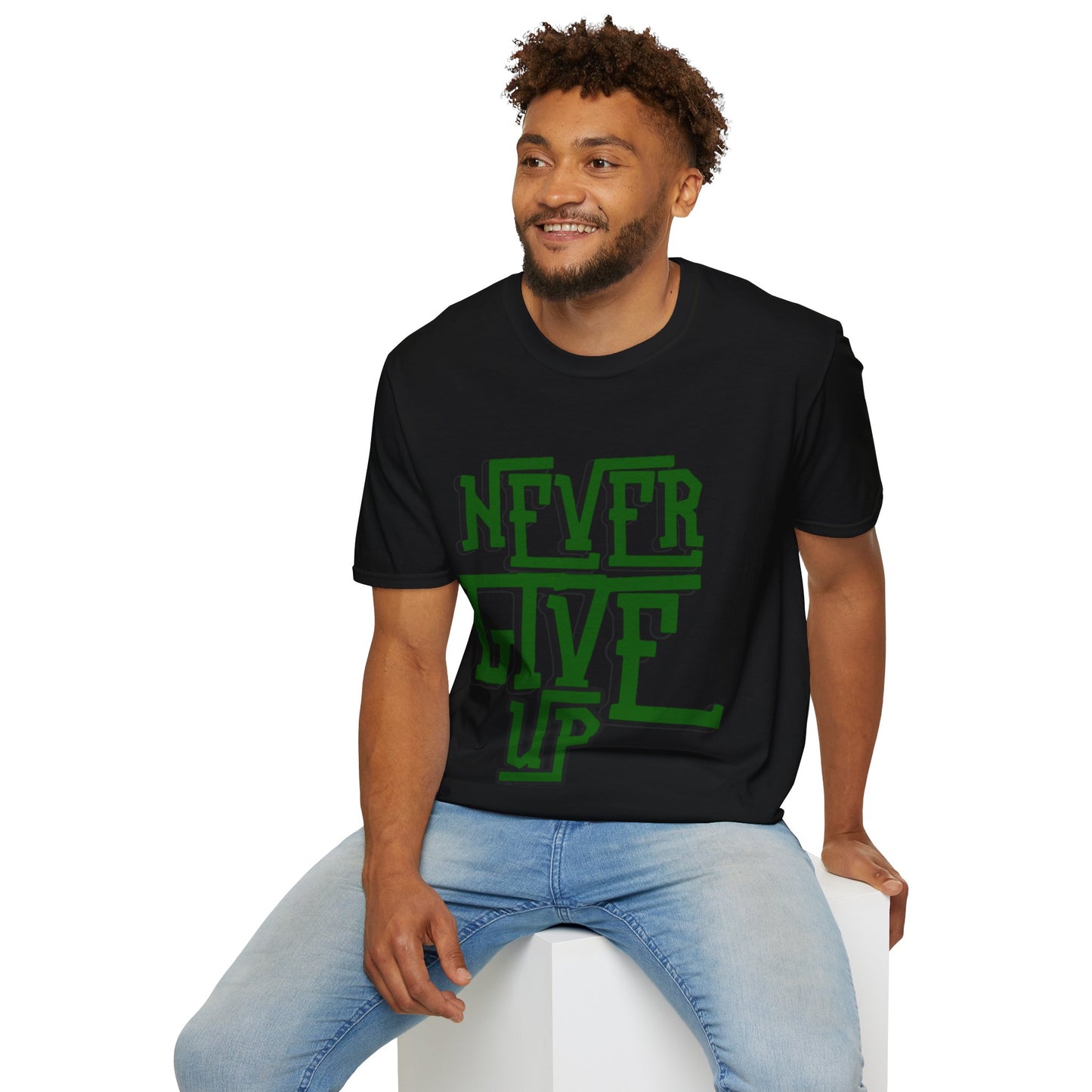 "Never Give Up" Unisex T-Shirt  W