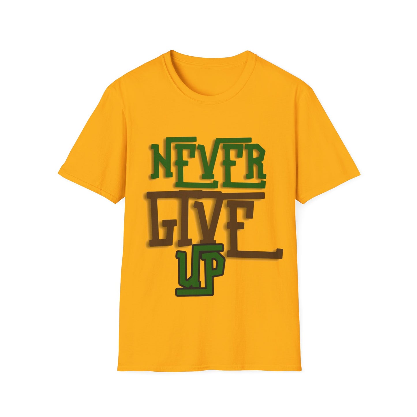 "Never Give Up" Unisex T-Shirt – R