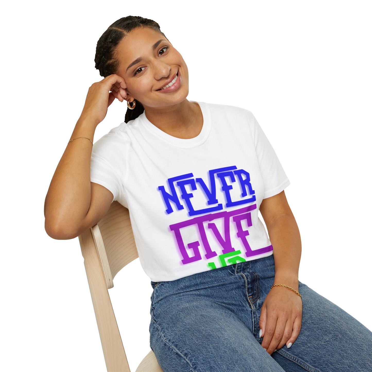 "Never Give Up" Unisex T-Shirt –PGB