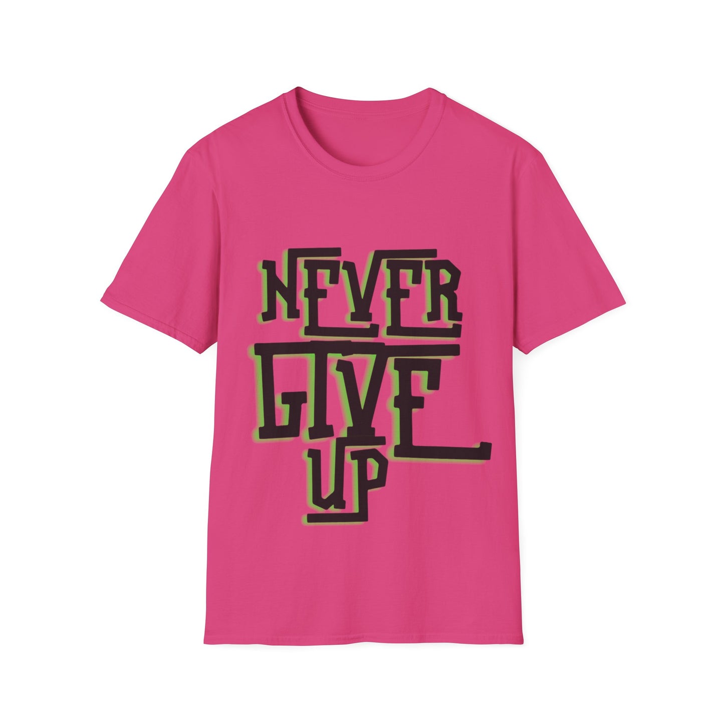 "Never Give Up" Unisex T-Shirt –BLKG