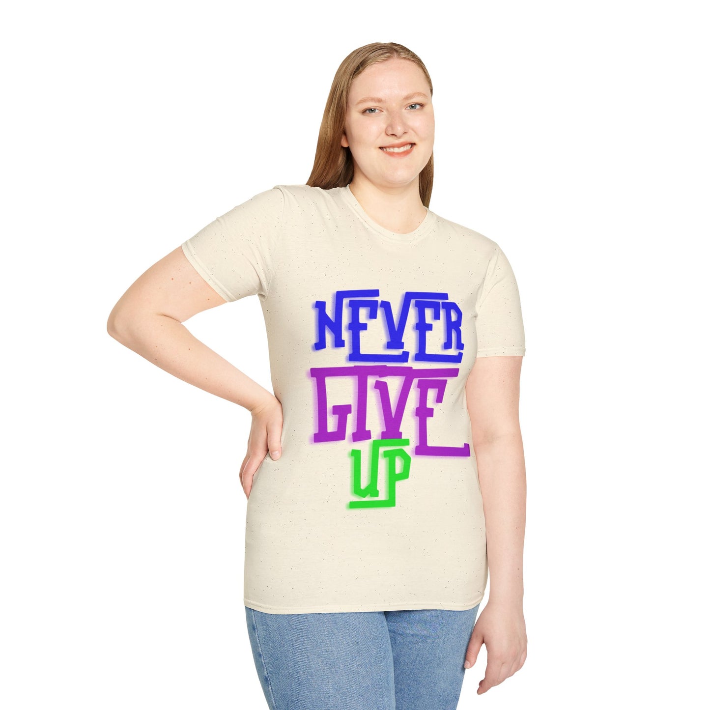 "Never Give Up" Unisex T-Shirt –PGB