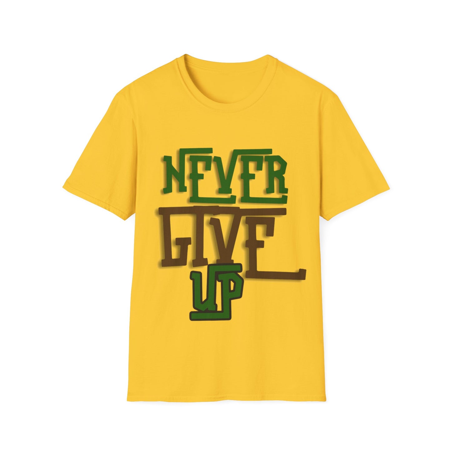 "Never Give Up" Unisex T-Shirt – R