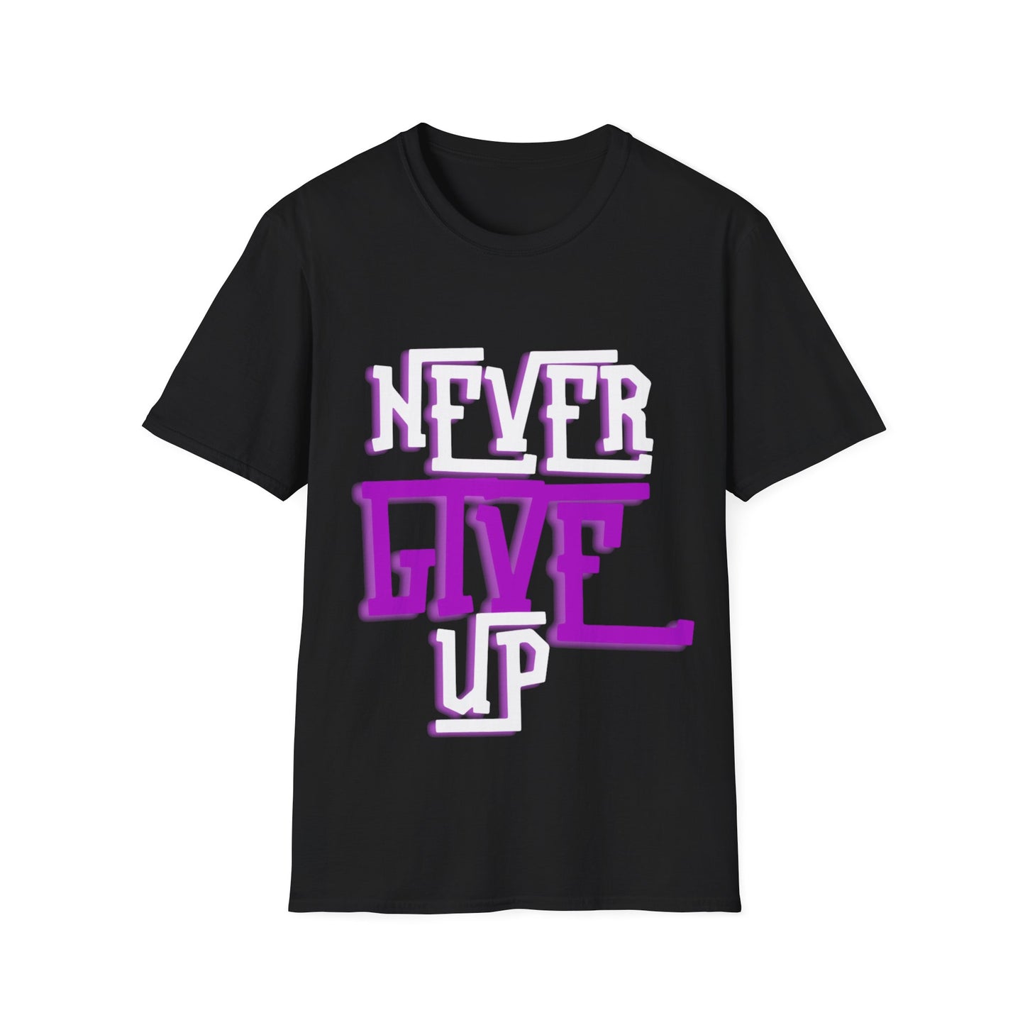 "Never Give Up" Unisex T-Shirt –PW