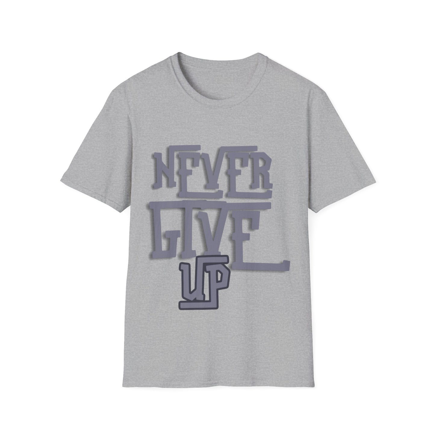 "Never Give Up" Unisex T-Shirt –BLKG