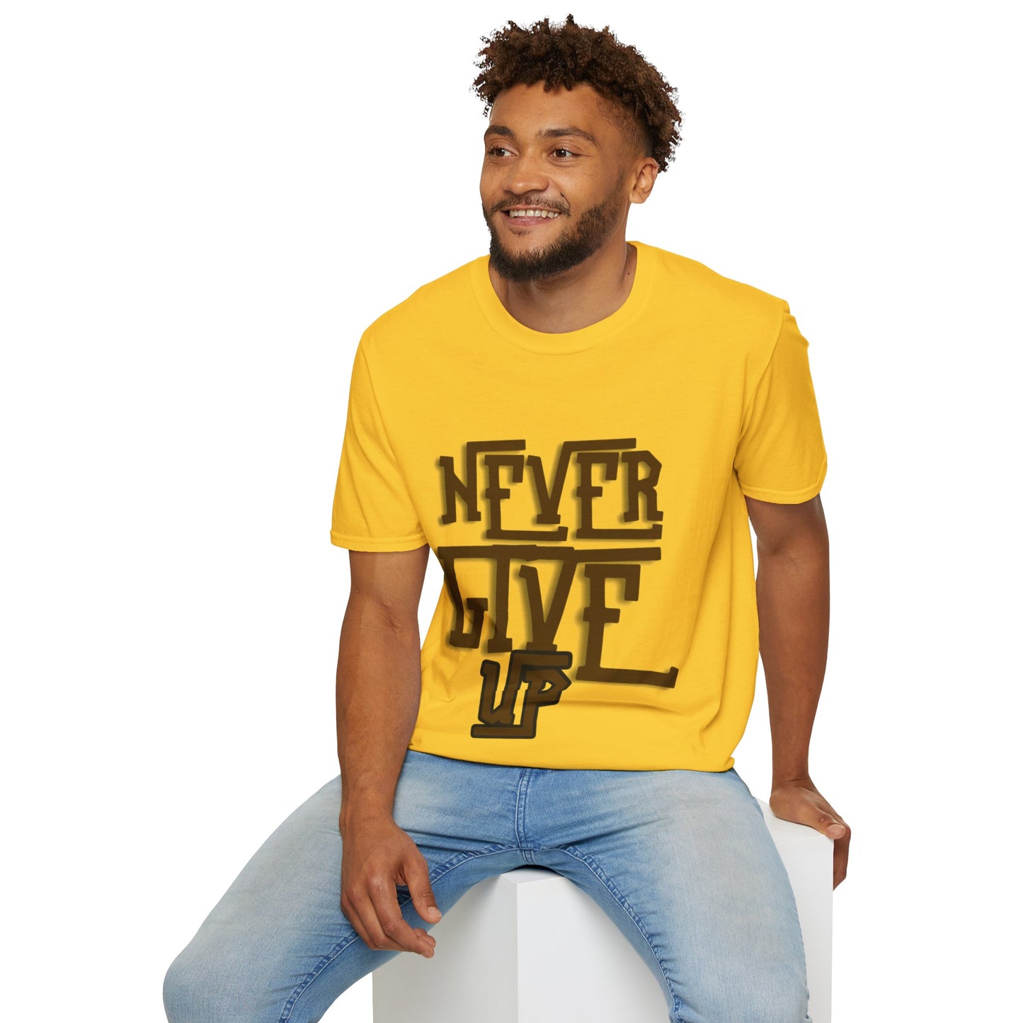 "Never Give Up" Unisex T-Shirt –BR