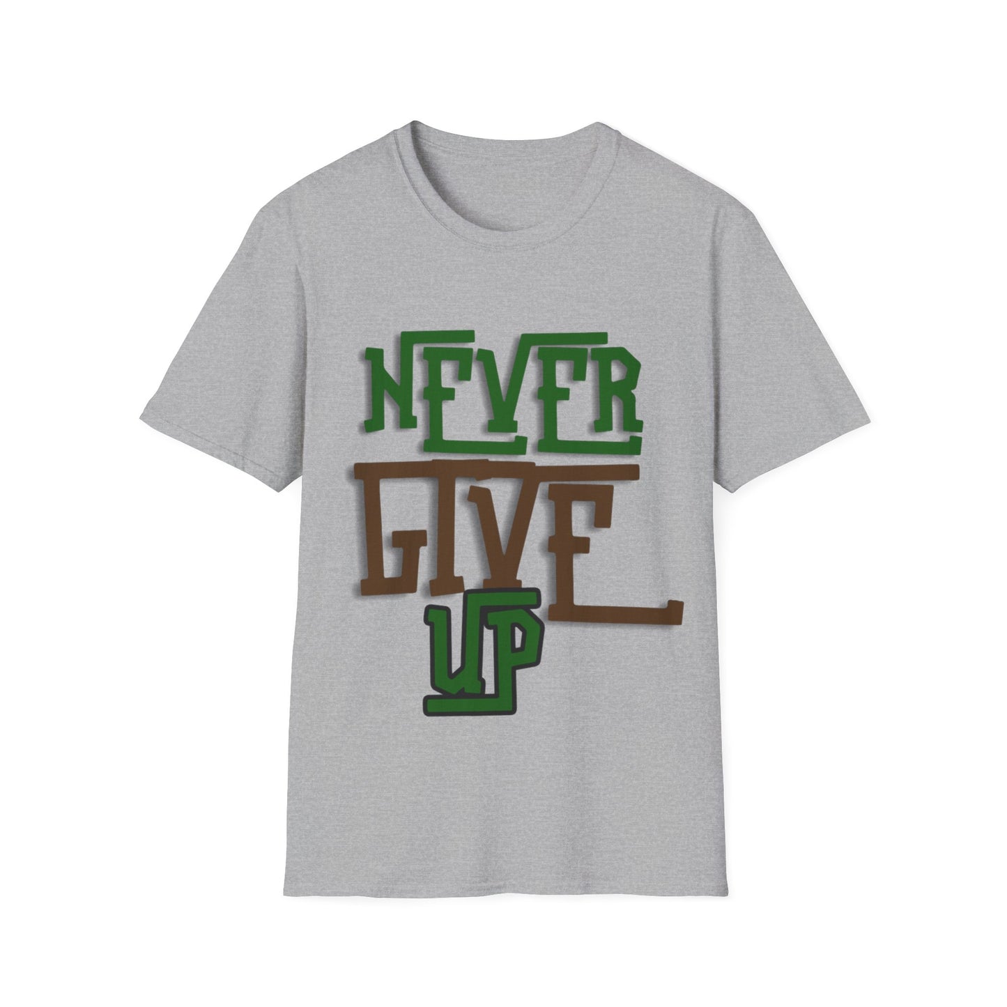 "Never Give Up" Unisex T-Shirt – R