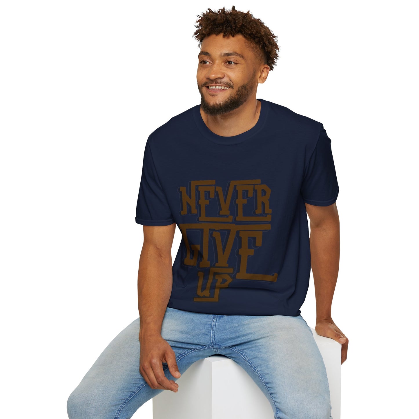 "Never Give Up" Unisex T-Shirt –BR