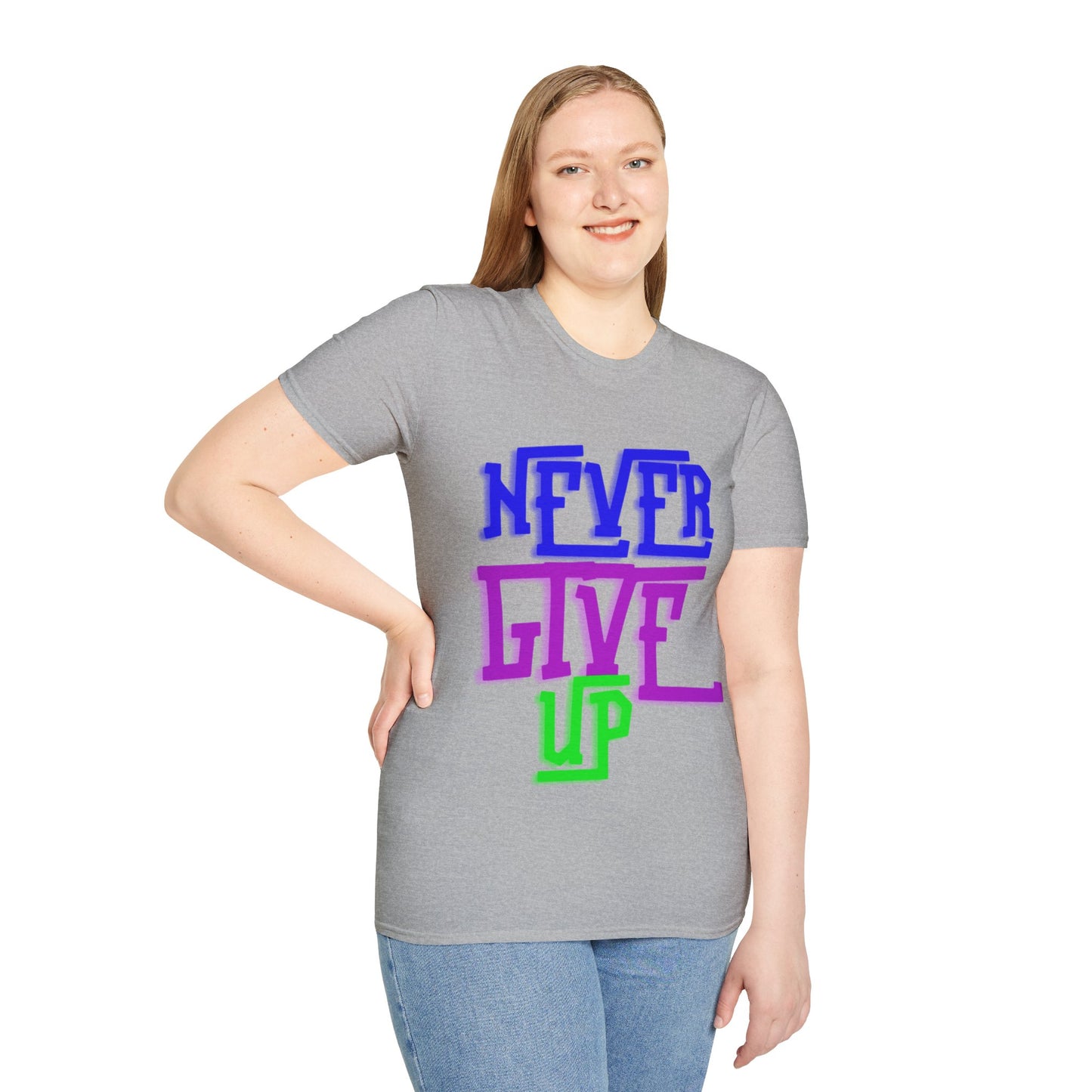 "Never Give Up" Unisex T-Shirt –PGB