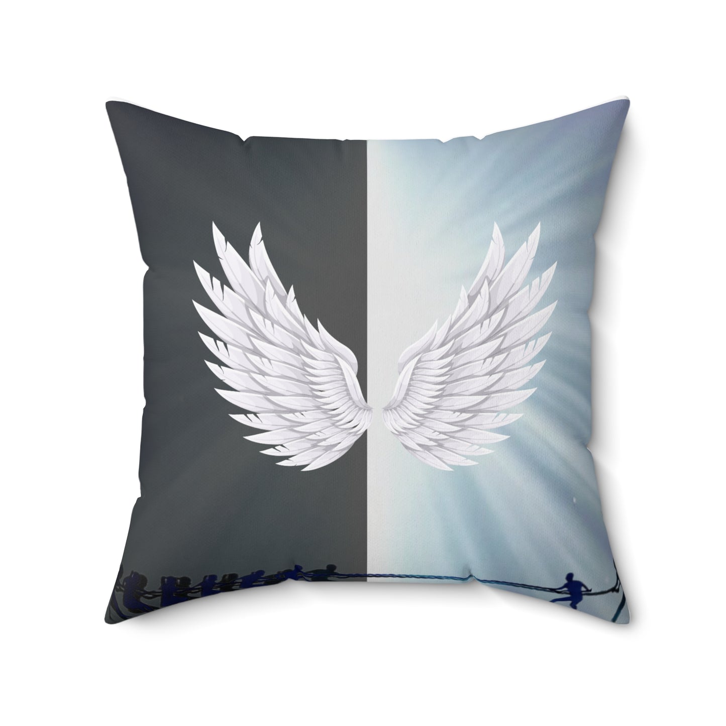 Pick A Side Square Pillow