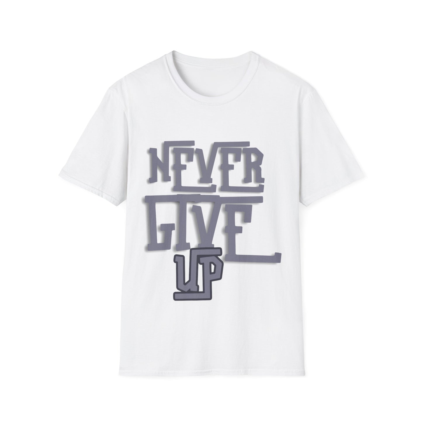 "Never Give Up" Unisex T-Shirt –BLKG