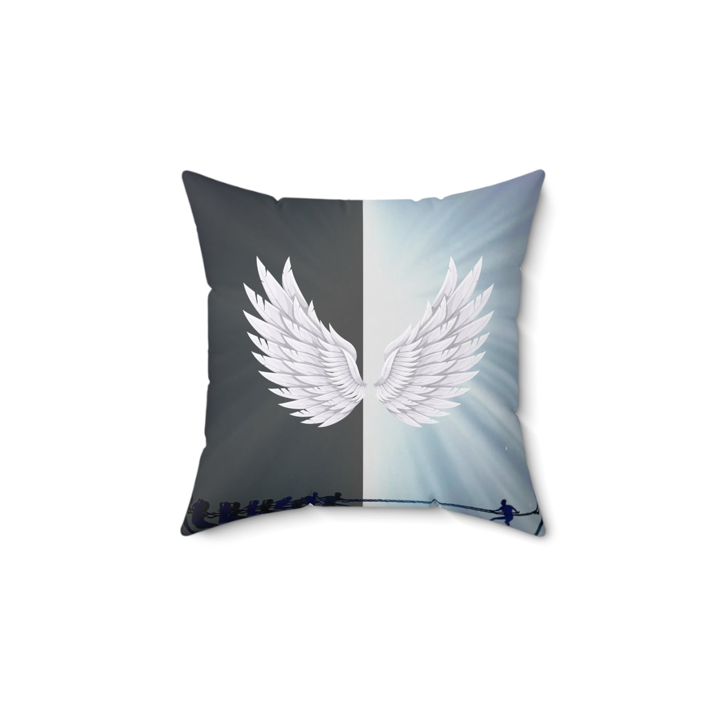 Pick A Side Square Pillow