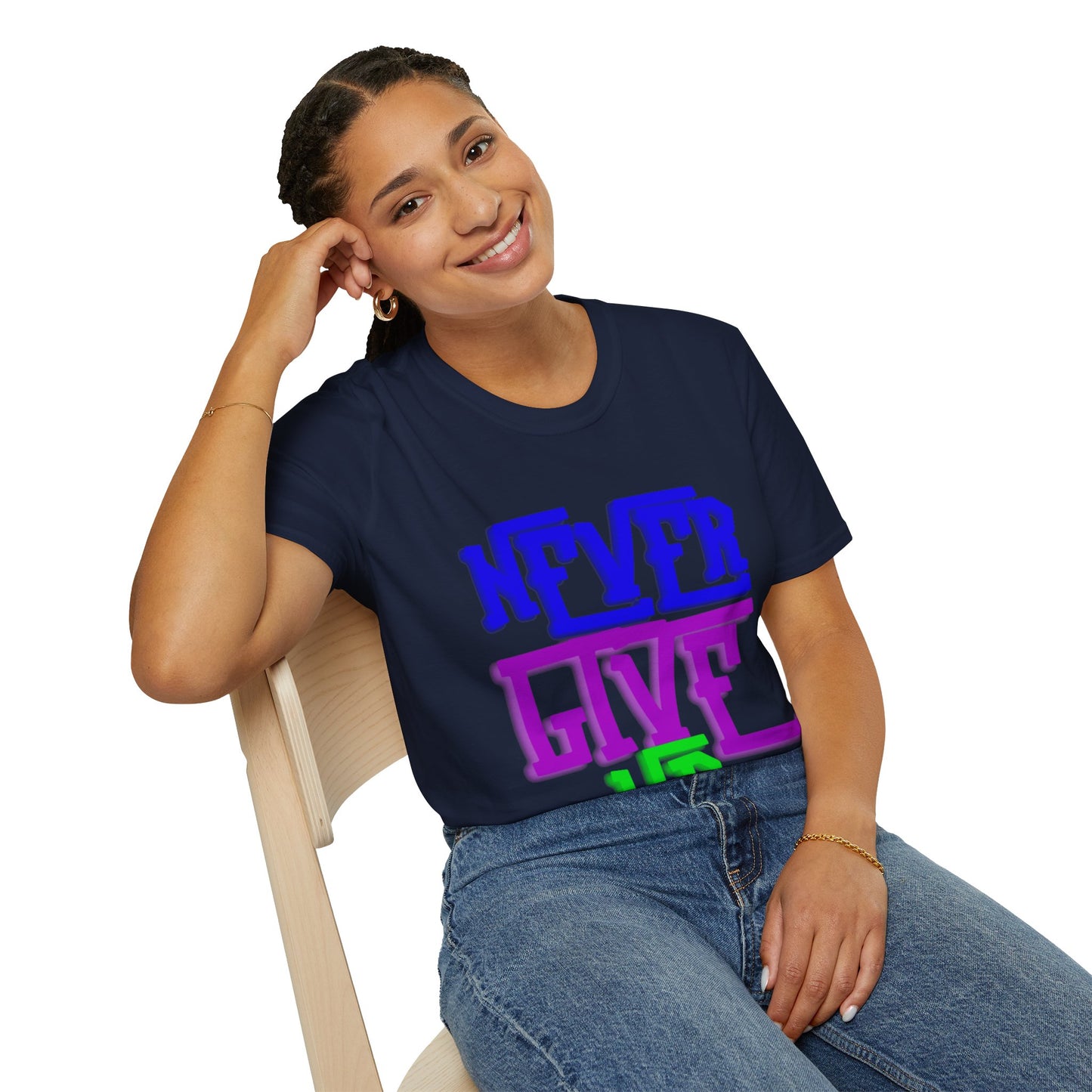 "Never Give Up" Unisex T-Shirt –PGB