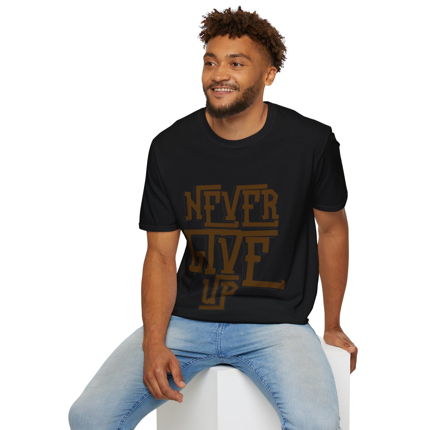 "Never Give Up" Unisex T-Shirt –BR