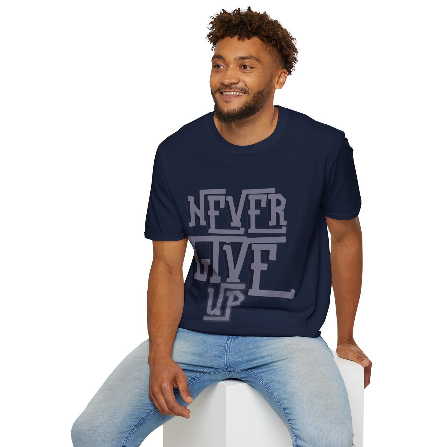 "Never Give Up" Unisex T-Shirt –BLKG