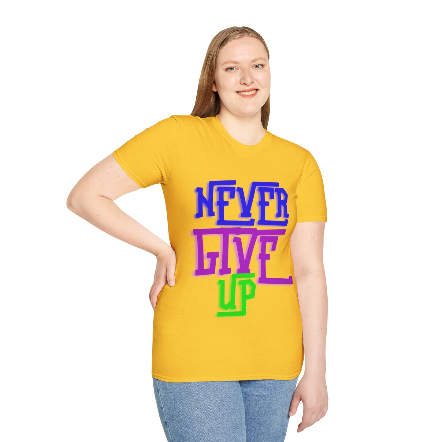 "Never Give Up" Unisex T-Shirt –PGB