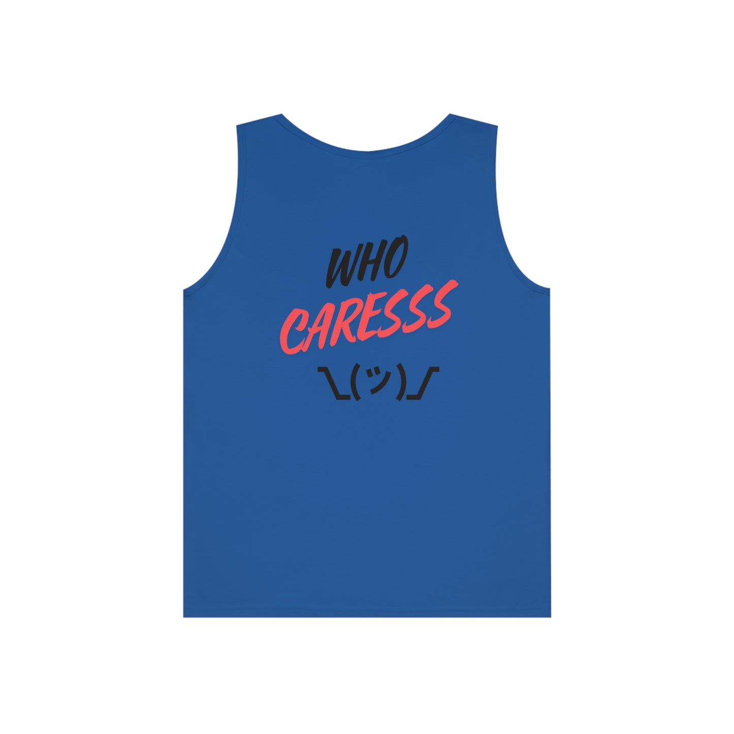 WHO CARES Unisex Heavy Cotton Tank Top