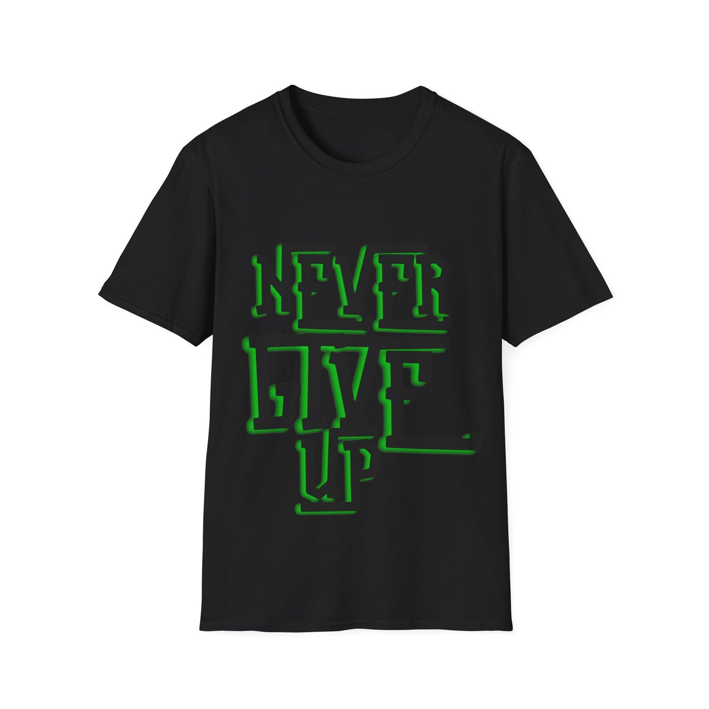 "Never Give Up" Unisex T-Shirt –BLKG