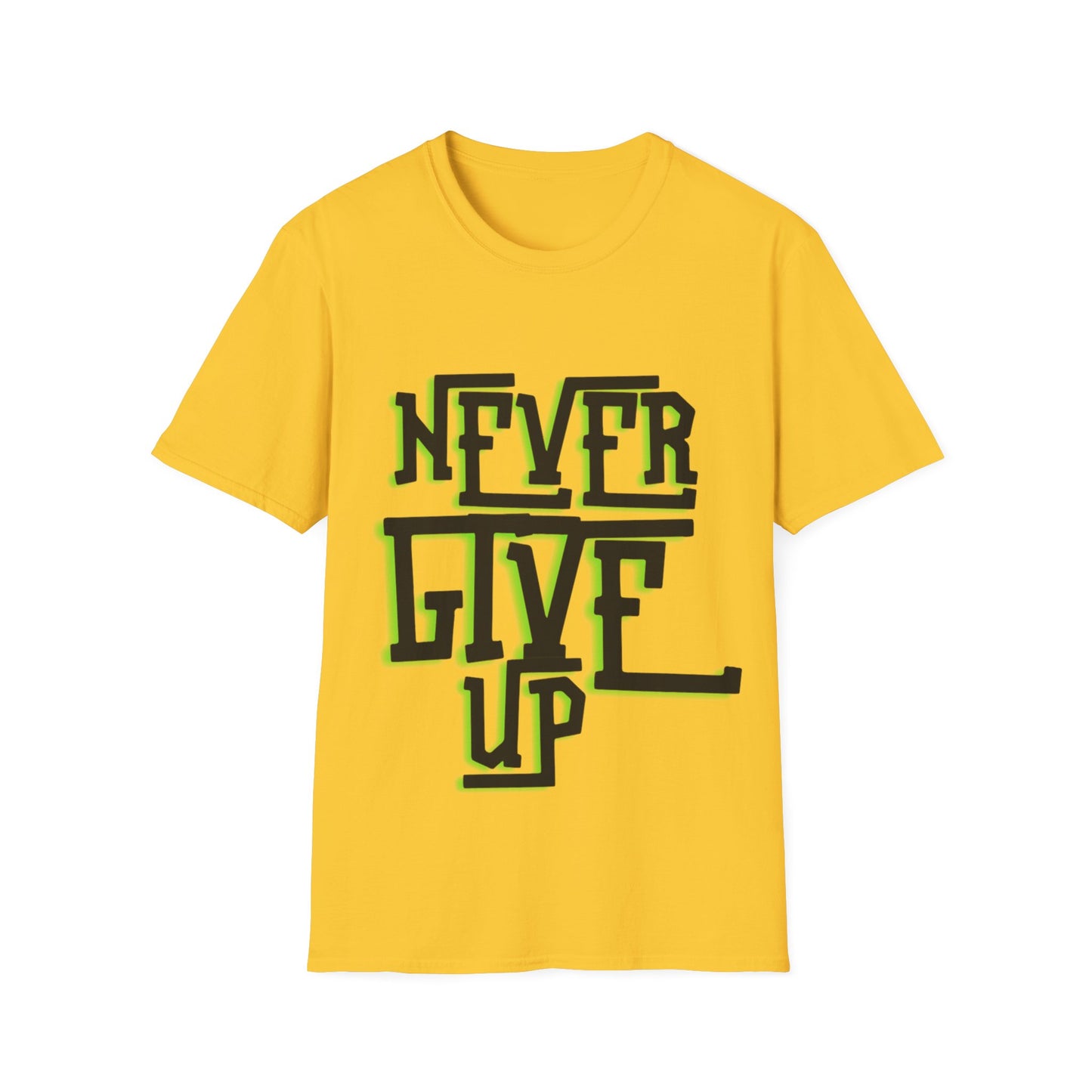 "Never Give Up" Unisex T-Shirt –BLKG