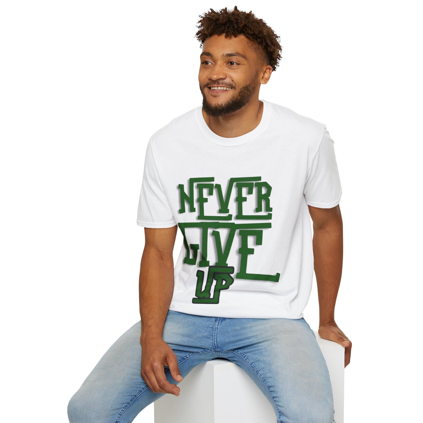 "Never Give Up" Unisex T-Shirt  W