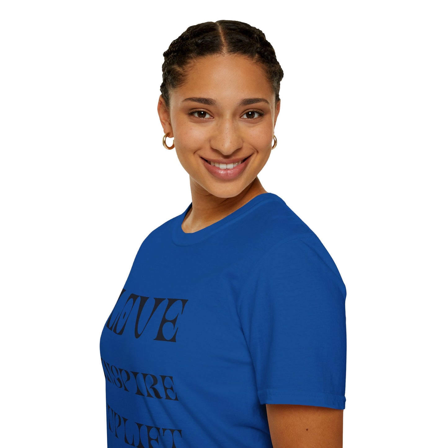 LIU Unisex Softstyle T-Shirt BLK