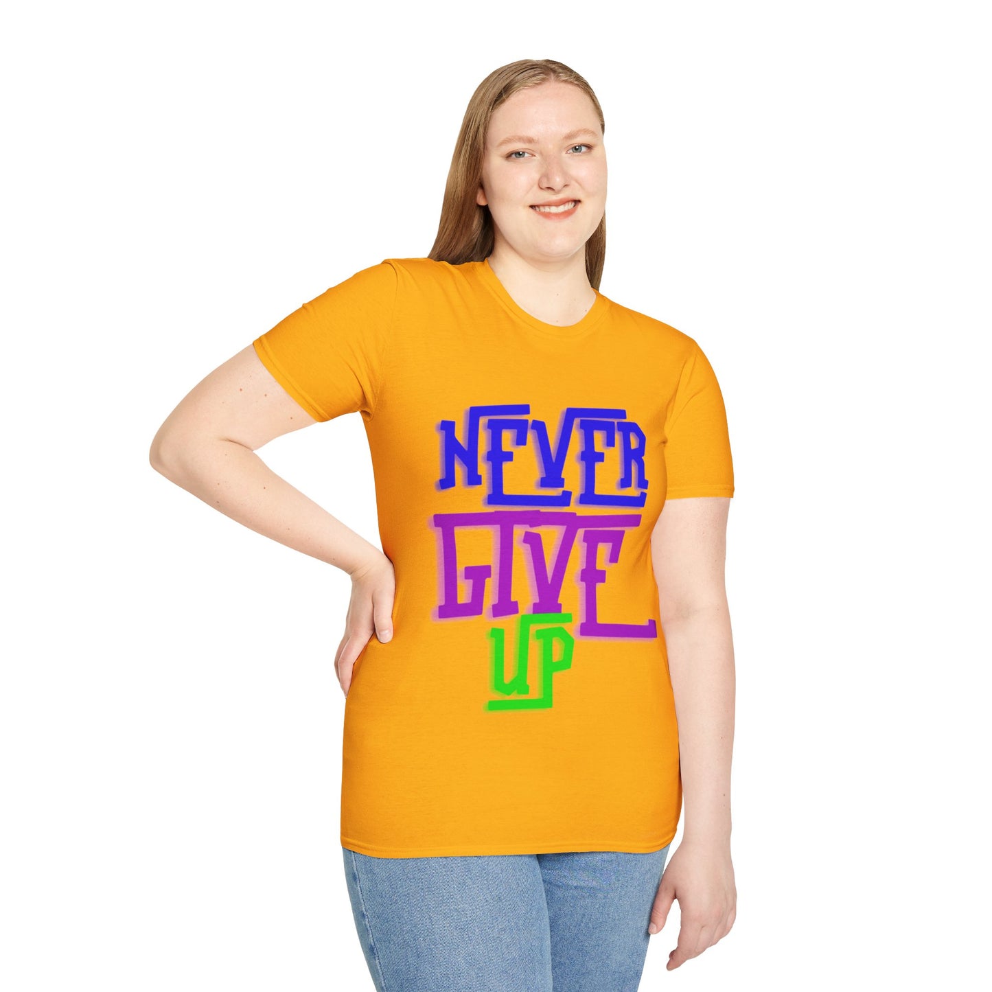 "Never Give Up" Unisex T-Shirt –PGB