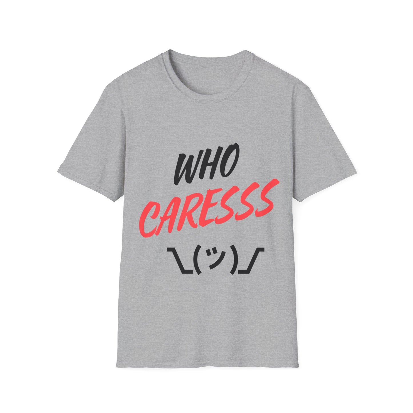 WHO CARES Unisex Softstyle T-Shirt