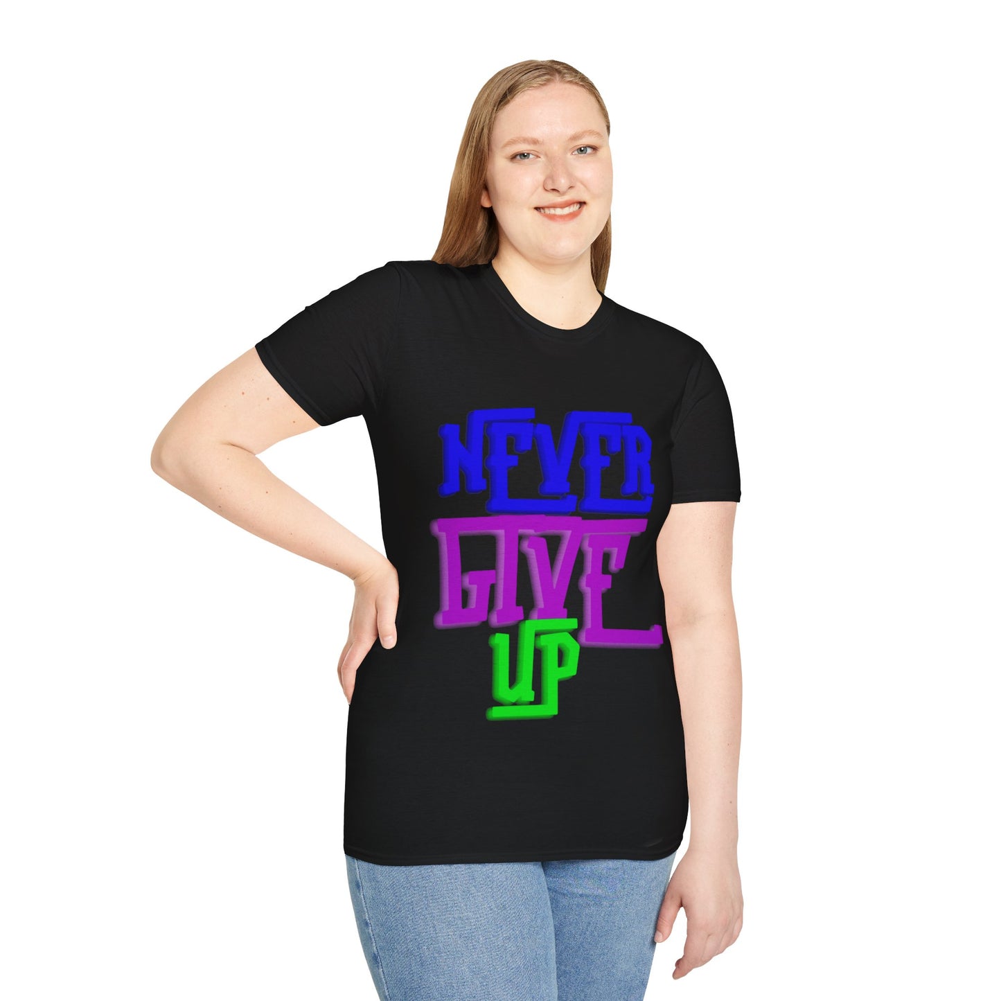 "Never Give Up" Unisex T-Shirt –PGB