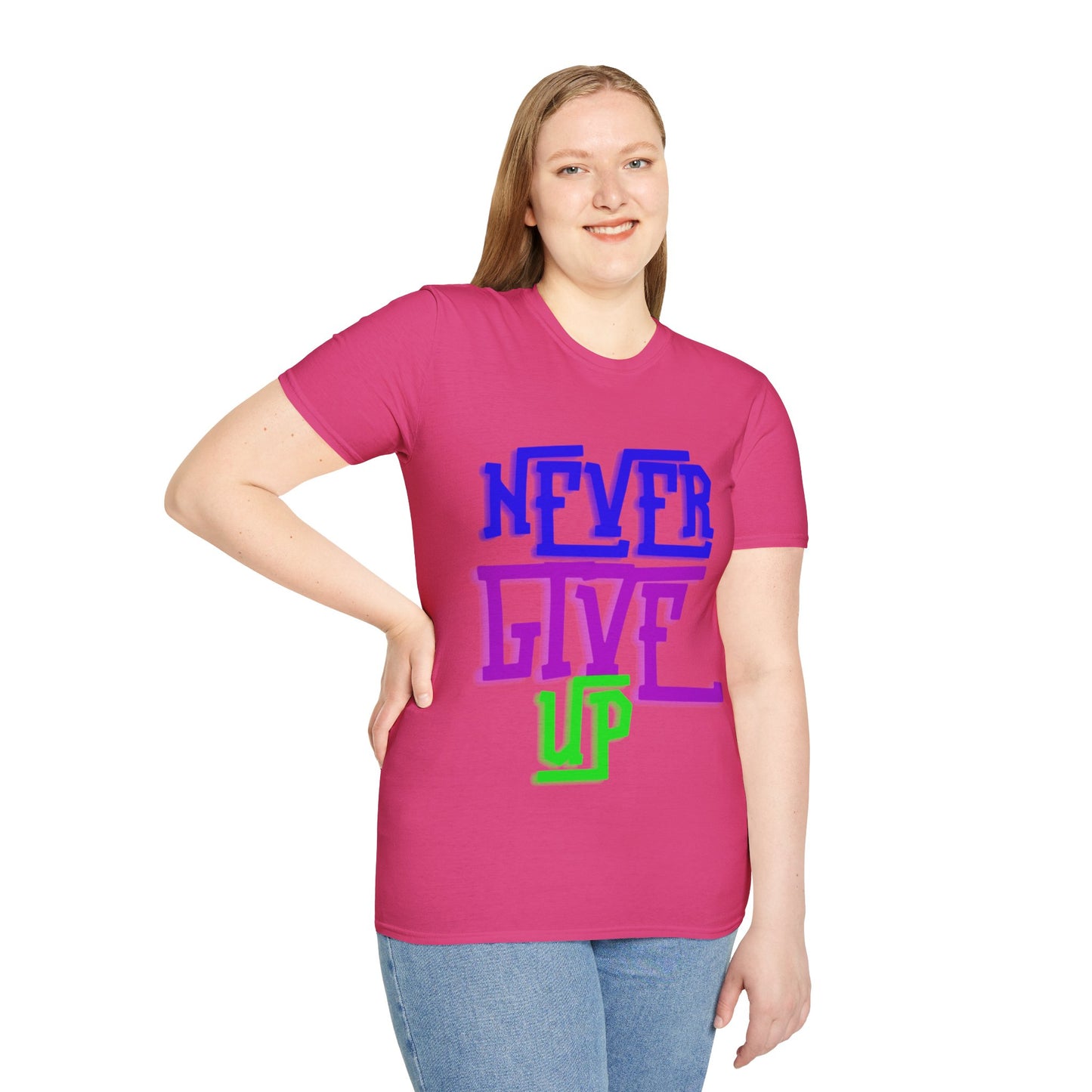 "Never Give Up" Unisex T-Shirt –PGB